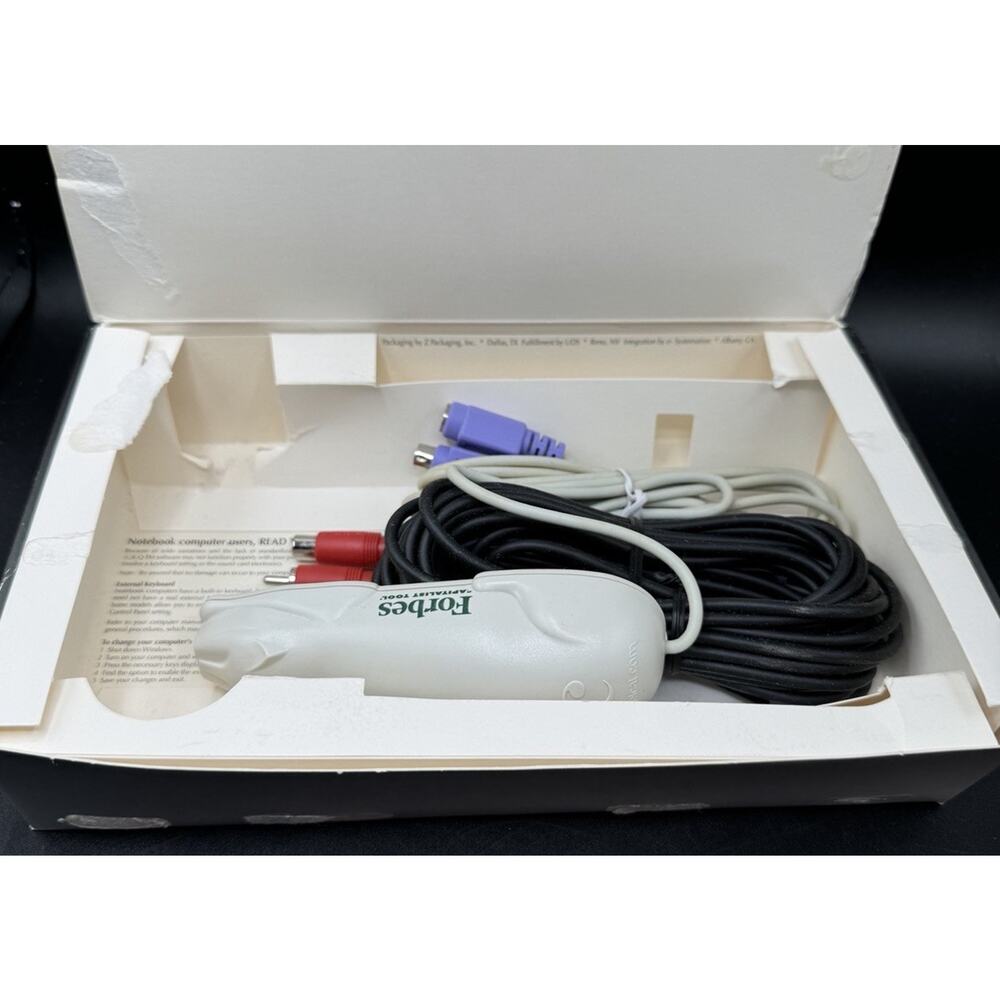 Nib Sealed Forbes Swipe a Jaguar Cue Cat Barcode Scanner Vintage Collectible New